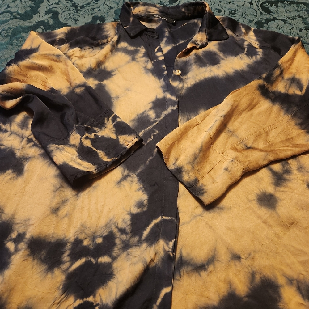 Lauren VidalSize S 3/4 sleeve button-down shirt - Picture 7 of 10